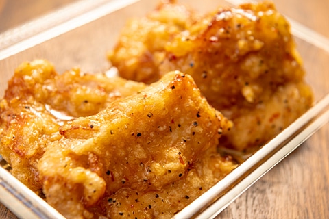 鶏から揚げ　アヒージョ